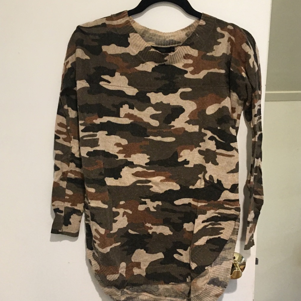 Millau Camouflage long sleeve sweater | Small